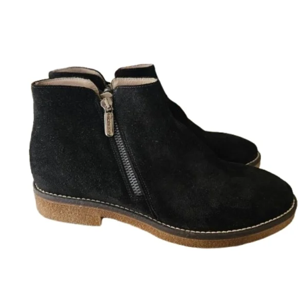 Italeau Foliana Waterproof Handmade Leather Suede Ankle Boots Size 38.5 US 8 - Picture 2 of 16